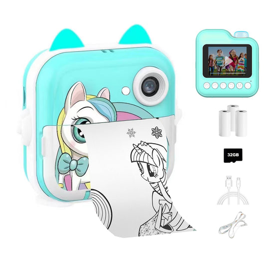 VELVKA™ Fotocamera Istantanea per Bambini MiniPrint