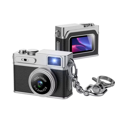 Retro Digital Camera 1080P Video Recorder LED Fill Light 0.96 Inch IPS Screen Portable Mini Digital Camera